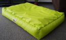 Hundebett Hundesofa Schlafplatz wendbar komplett aus Kunstleder PicoBello 100 cm X 70 cm limone