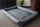Hundebett Hundesofa Schlafplatz wendbar komplett aus Kunstleder PicoBello 110 cm X 80 cm grau