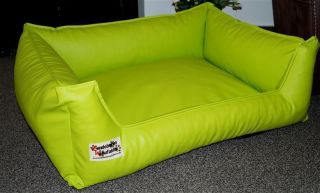 Hundebett Kunstleder Acceso von XS bis XXXL limone 105 cm X 80 cm