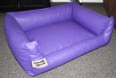 Hundebett Kunstleder Acceso von XS bis XXXL lavendel 50...