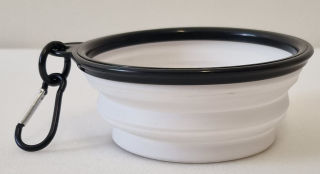 Faltbarer Napf mit Karabiner