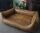Ersatzbezug für orthopädisches Hundesofa Hundebett Schlafplatz Wildlederoptik Ortopedico amber 70 cm X 50 cm Matratze mit Viscoschaum
