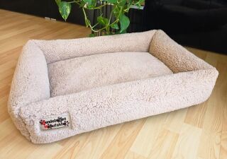 Hundebett Orsetto mit Sherpabezug