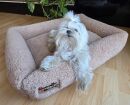 Hundebett Orsetto mit Sherpabezug