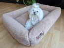 Hundebett Orsetto mit Sherpabezug