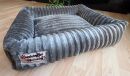 Hundebett Cavo mit Cordbezug grün 60 cm X 50 cm