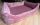 Orthopädisches Hundesofa Hundebett Schlafplatz Cord Ortopedico 100 cm X 75 cm rosa Viscoschaummatratze Höhe 8 cm