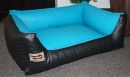 Hundebett Kunstleder Acceso von XS bis XXXL schwarz...