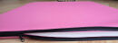 Hundematte beidseitig Kunstleder Schaumstoff Höhe 3 cm rosa 65 cm X 50 cm