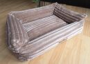 Hundebett Comodo mit Cordbezug