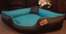 Orthopädisches Hundebett Eckbett Kunstleder Sano mit 8 cm Viscoschaummatratze