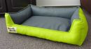 Hundebett Kunstleder Acceso von XS bis XXXL limone grau...