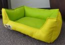 Hundebett Kunstleder Acceso von XS bis XXXL gelb limone...