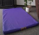 Hundematratze Hundebett Luminosa Kunstleder lavendel 90...
