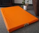 Hundematratze Hundebett Luminosa Kunstleder orange 90 cm...