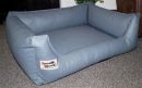 Hundebett Kunstleder Similpelle von XS bis XXXL grau 50...